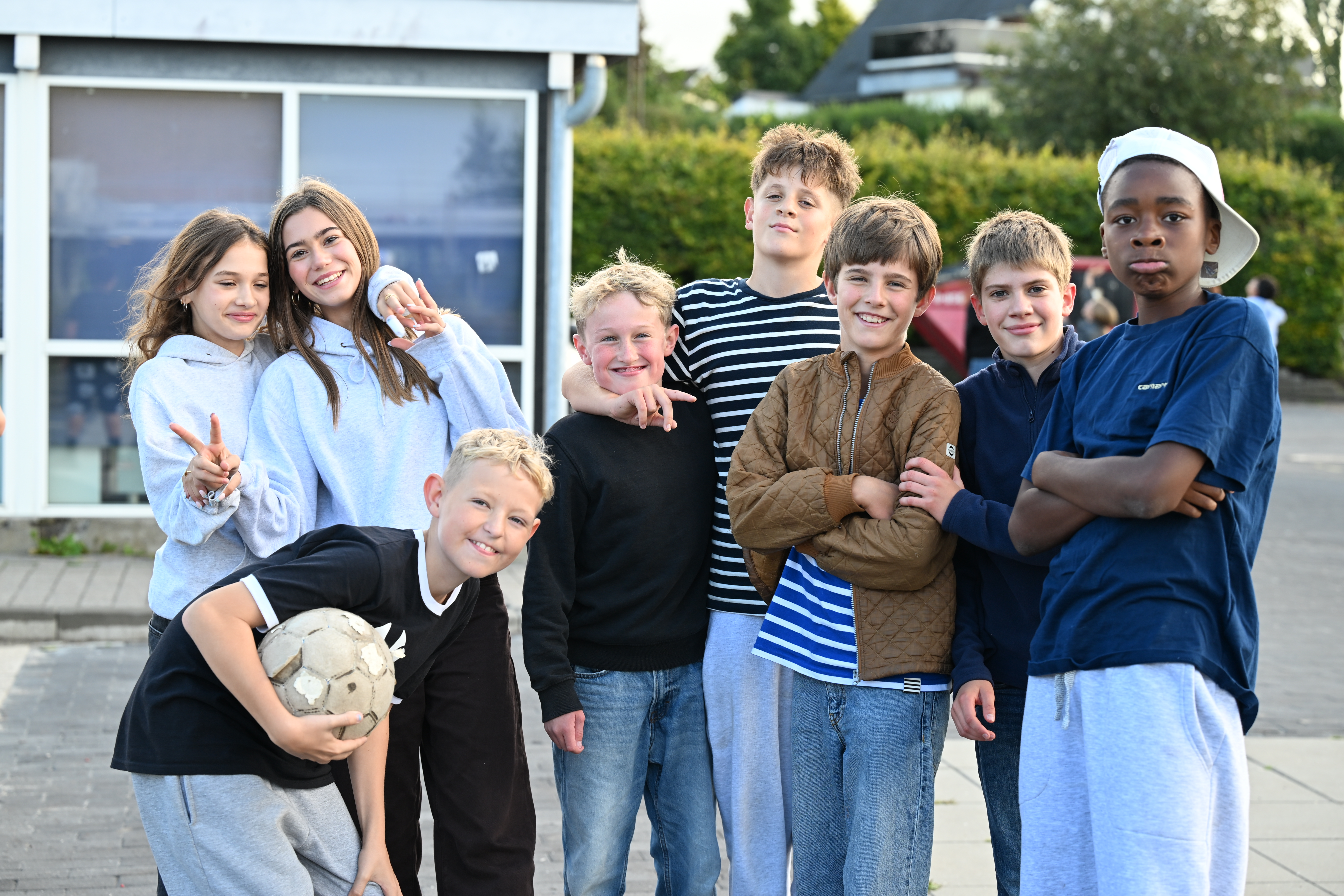 Elever på Vestervangsskolen